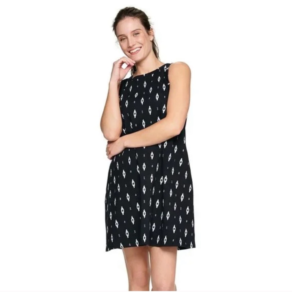 Sonoma Dress w/ Ikat print & pockets // Large